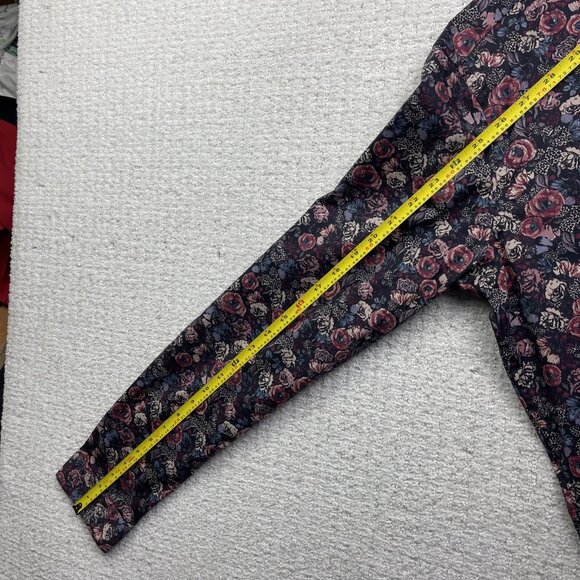 Le 31 Par Simons Long Sleeve Button Up Shirt Men's L Floral Tapestry Slim Fit - Picture 8 of 11